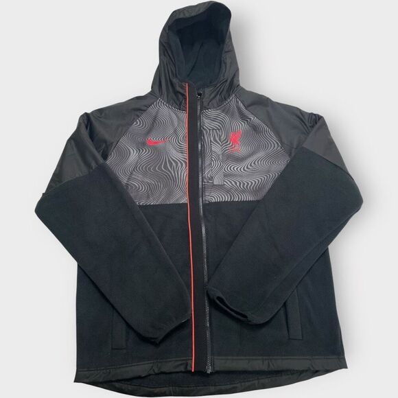 Nike Liverpool FC Winterized Full Zip Fleece Lined Jacket Mens size L DN3112-010 - Picture 1 of 12